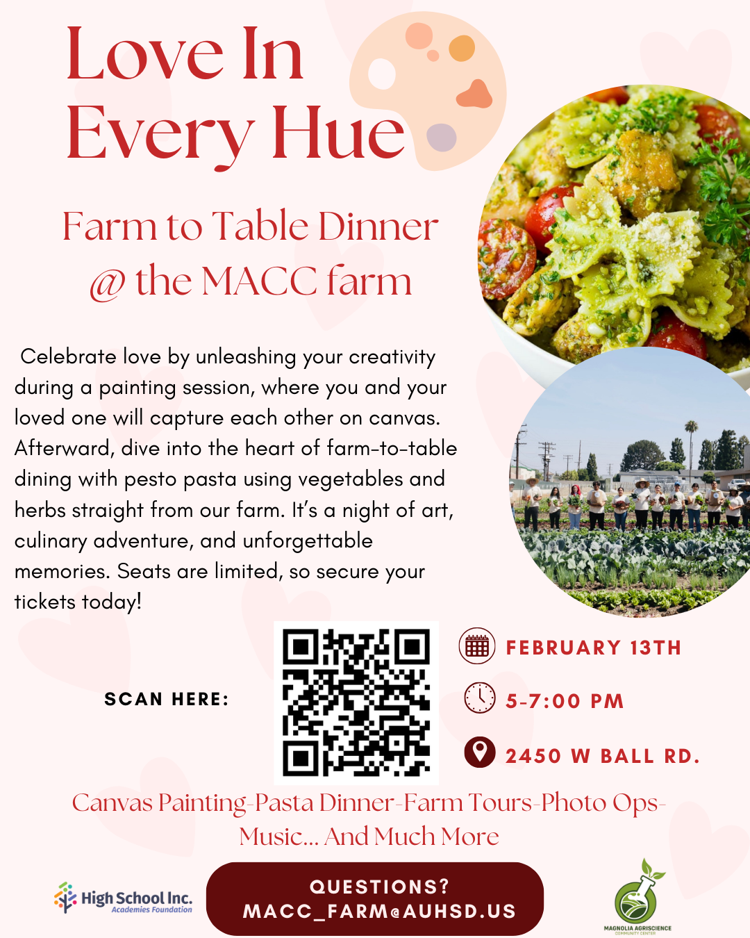 Valentines Farm to Table Dinner
