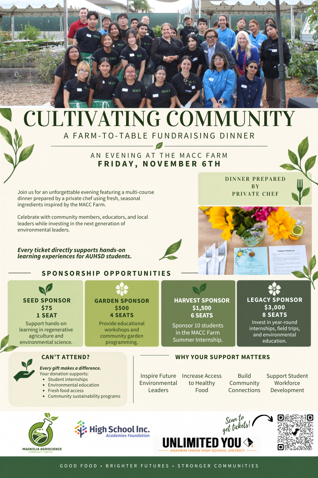 Cultivating Community - A Farm-to-Table Fundraising Dinner