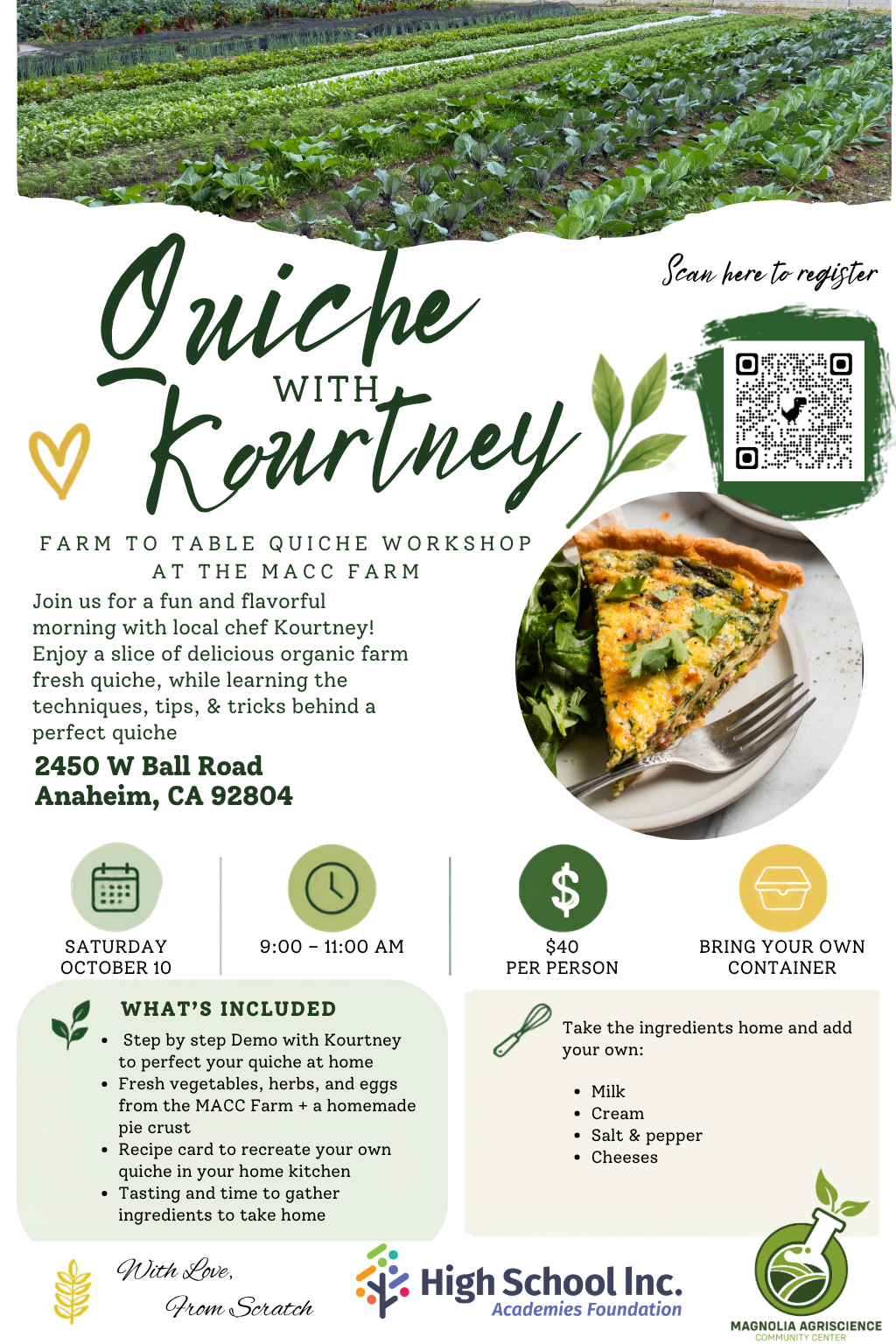 Quiches with Kourtney